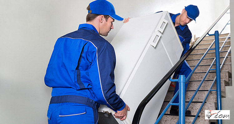 باز کردن درب یخچال ساید بای ساید