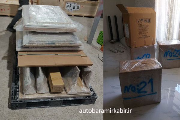 بسته بندی برای ارسال بار به آنکارا