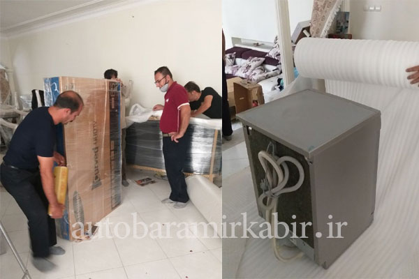 بسته بندی لوازم منزل در باربری حکیمیه