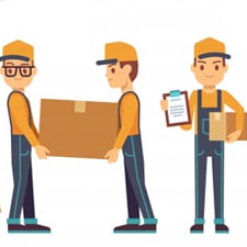 کارگر باربری در شمال تهران